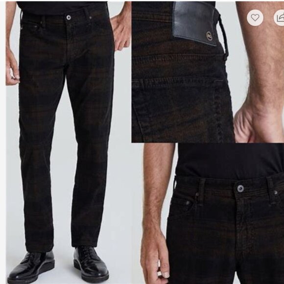 AG Adriano Goldschmied‎ Tellis Modern Slim Jeans Men’s 31x34 Black Stretch - Picture 2 of 13